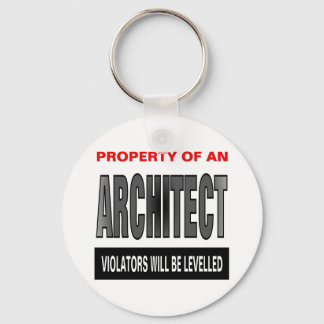 Property Of An Architect Keychain