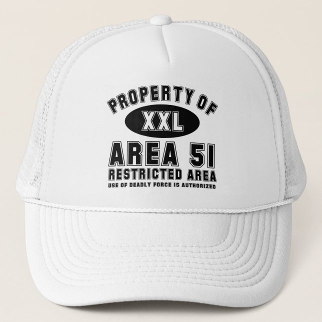 Property of Area 51 Trucker Hat (Front)