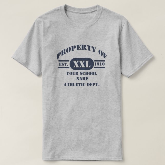 Property Of Unathletic Department Funny Sports T-Shirt Camisas Men