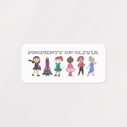 Property Of Ballet Tap Jazz Lyrical Dance Studio Kids Labels