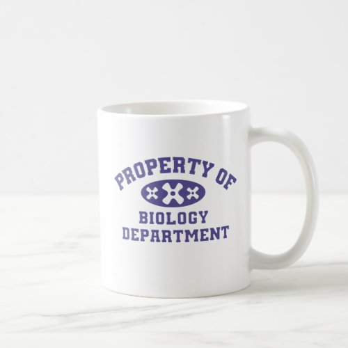 Property Of Biology Department purple Mug