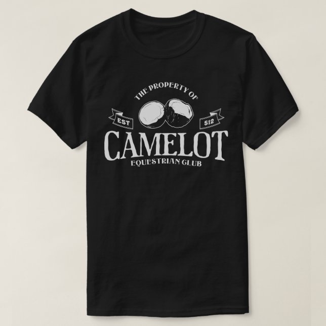 Property Of Camelot Equestrian Club T-Shirt (Design Front)