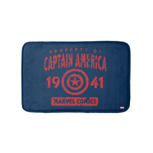 Property Of Captain America Bathroom Mat