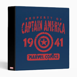 Property Of Captain America Binder