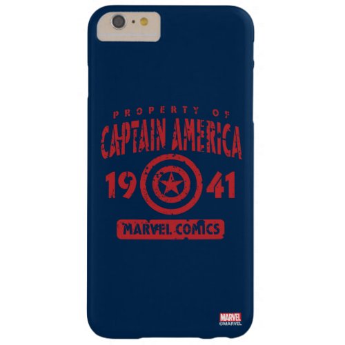 Property Of Captain America Barely There iPhone 6 Plus Case