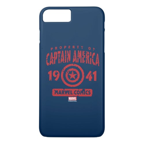Property Of Captain America iPhone 8 Plus7 Plus Case