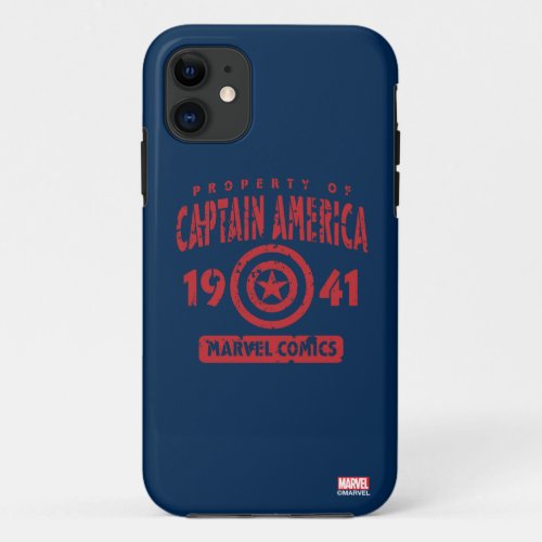 Property Of Captain America iPhone 11 Case