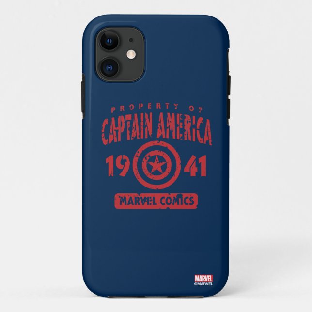 Property Of Captain America Case-Mate iPhone Case (Back)