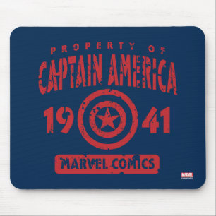 Property Of Captain America Mouse Pad