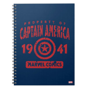 Property Of Captain America Notebook