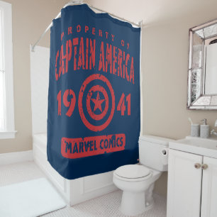 Property Of Captain America Shower Curtain
