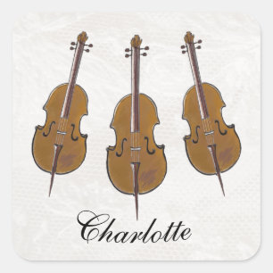 Property of cello book square sticker