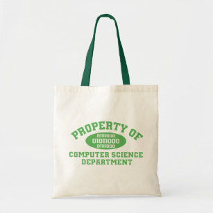 Property Of Computer Science Department (green) Tote Bag