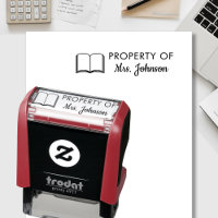 Property Of Custom Teacher Name Book Classroom