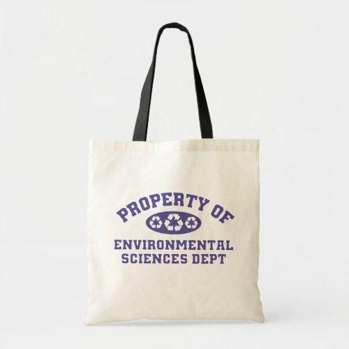 Property Of Environmental Science purple Tote Bag