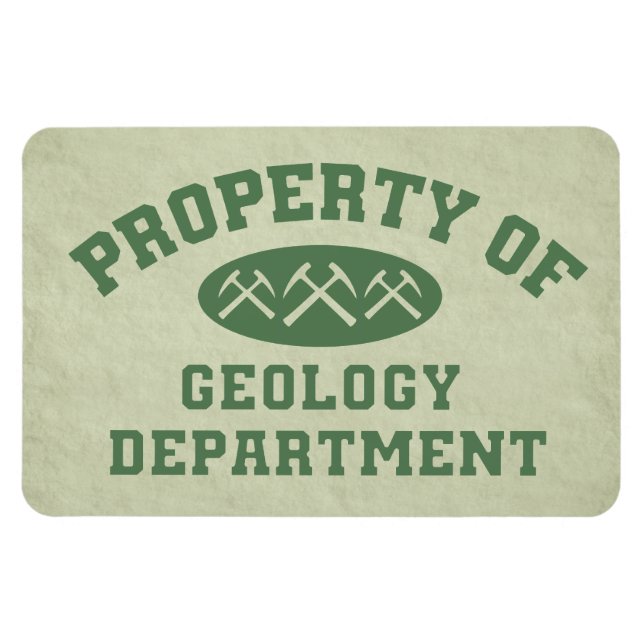 Property Of Geology Department Magnet (Horizontal)