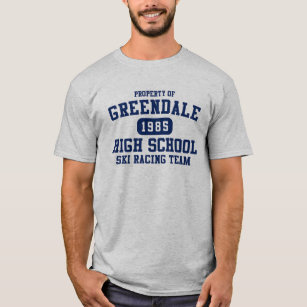 Property of Greendale High School Ski Racing Team T-Shirt
