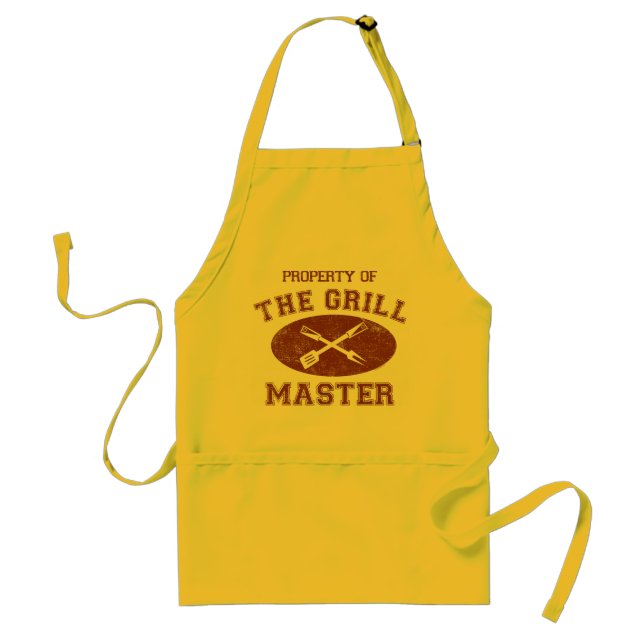 Property of Grill Master Adult Apron (Front)