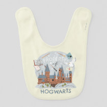 Property of Hogwarts Cartoon Graphic Baby Bib