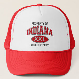 PROPERTY OF INDIANA ATHLETIC DEPT TRUCKER HAT