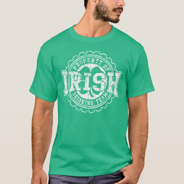Property of Irish Drinking Team T-Shirt (Front)