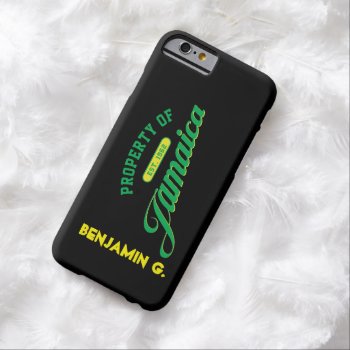 Property Of Jamaica Barely There Iphone 6 Case by spacecloud9 at Zazzle