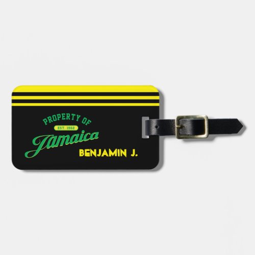 Property of Jamaica Luggage Tag