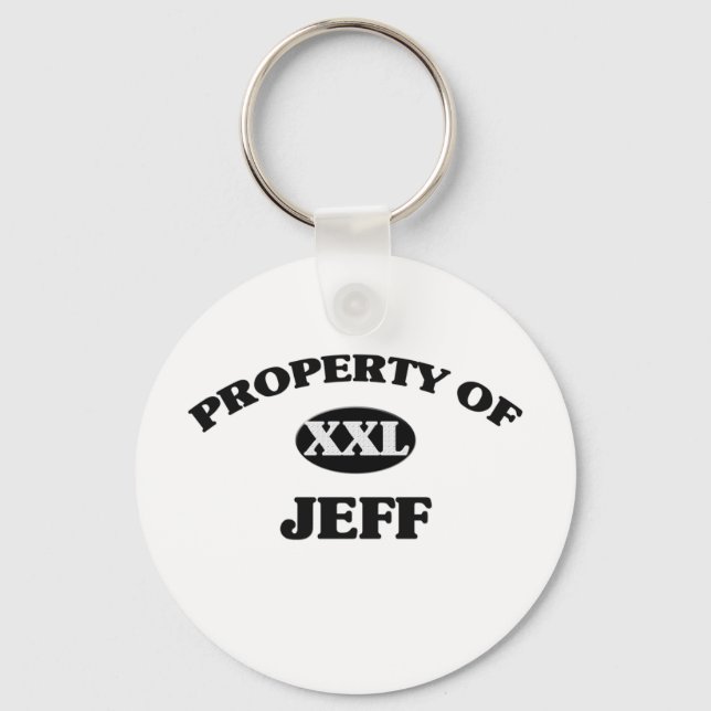 Property of JEFF Keychain (Front)