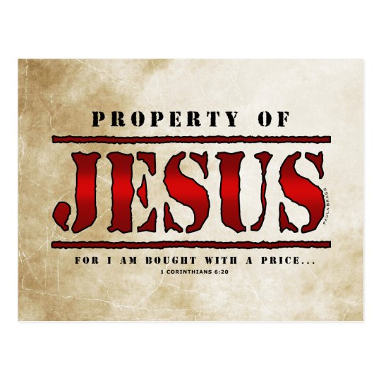 property of jesus shirt