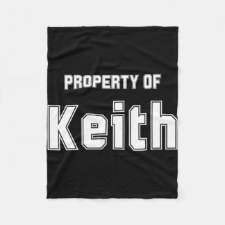 Property Of Keith Funny Bachelorette Gifts For Bri Fleece Blanket