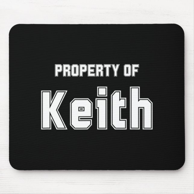 Property Of Keith Funny Bachelorette Gifts For Bri Mouse Pad (Front)