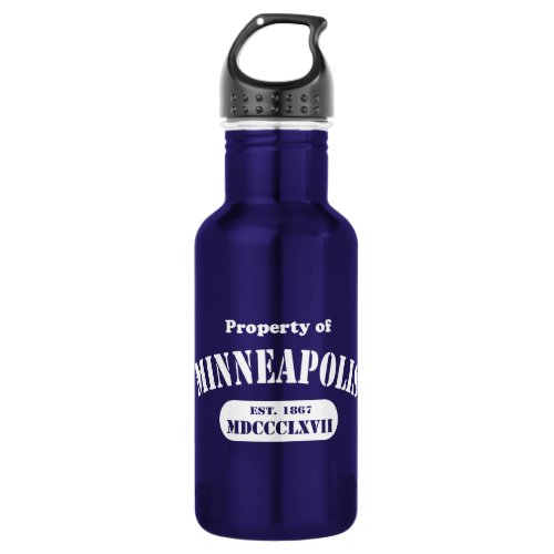 Property of Minneapolis Stainless Steel Water Bottle