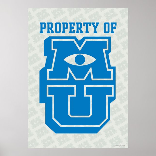 Property of MU Logo Poster (Front)
