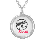 Property Of Name Necklace at Zazzle