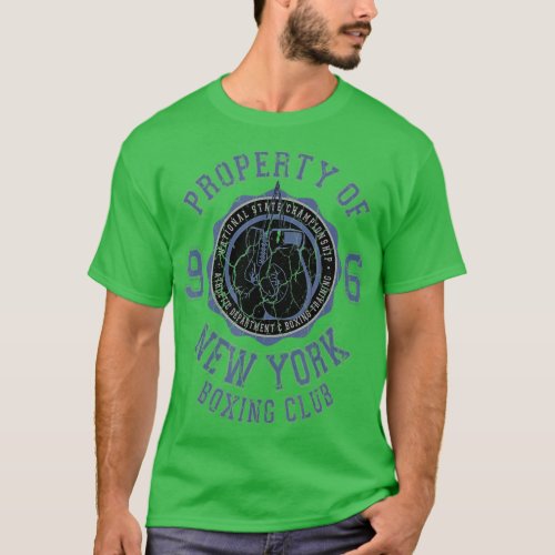 Property Of New York Boxing Club Sport Gift Boxer  T_Shirt