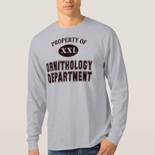 Property of Ornithology Department T_Shirt