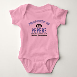 Property of Pepere Baby Bodysuit