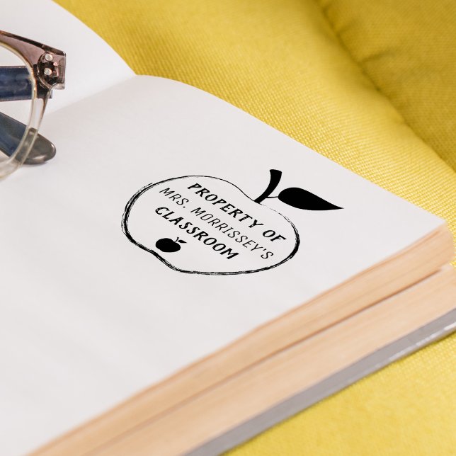 Property Of | Personalized | Apple Self-inking Stamp (Property Of | Personalized | Apple Self-inking Stamp)