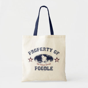 Property of Poodle Tote Bag