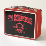 Property of PYM Technologies Metal Lunch Box