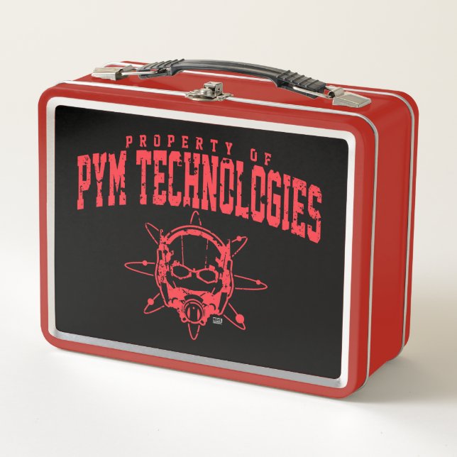 Property of PYM Technologies Metal Lunch Box (Front)