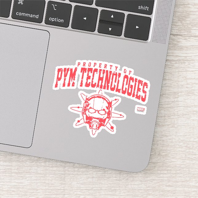 Property of PYM Technologies Sticker (Detail)