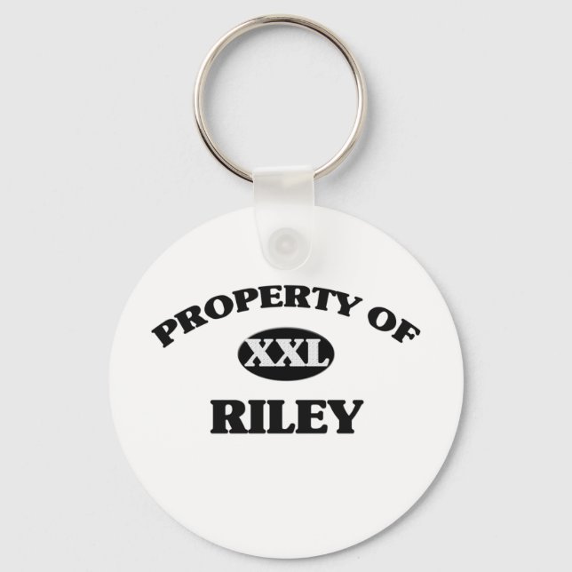 Property of RILEY Keychain (Front)