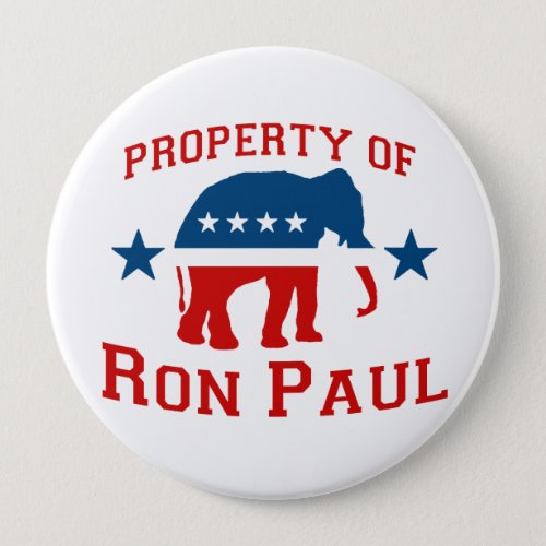 PROPERTY OF RON PAUL PINBACK BUTTON