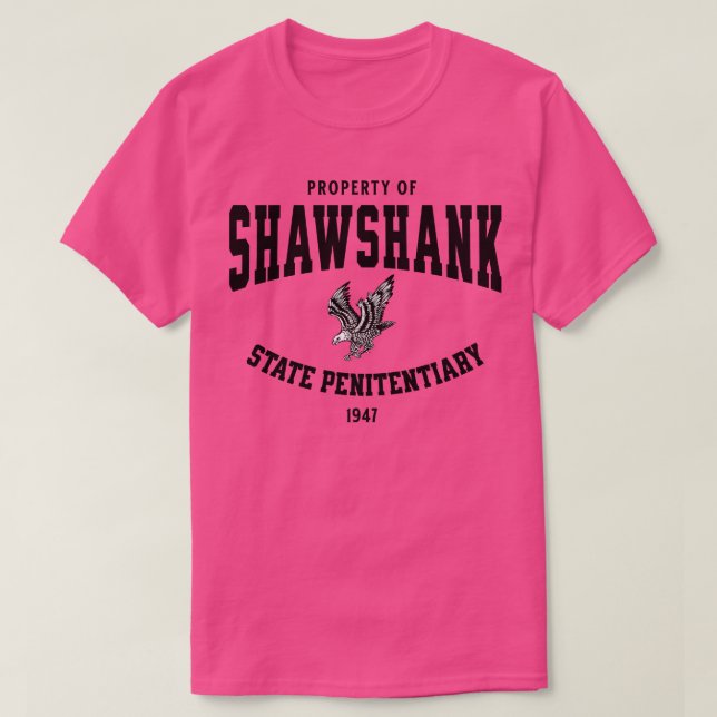Property of Shawshank State Penitentiary 1947 T-Shirt (Design Front)