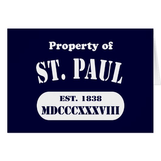 Property of St. Paul (Front Horizontal)