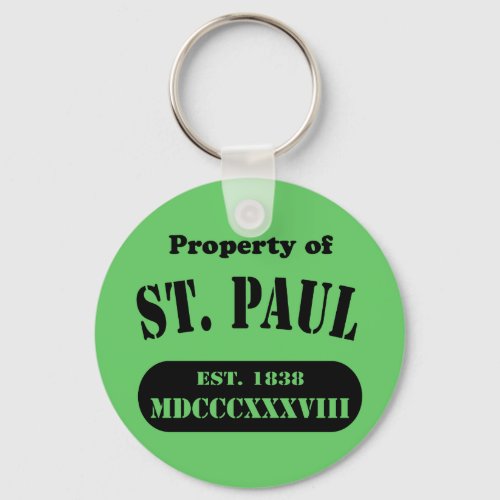 Property of St Paul Keychain