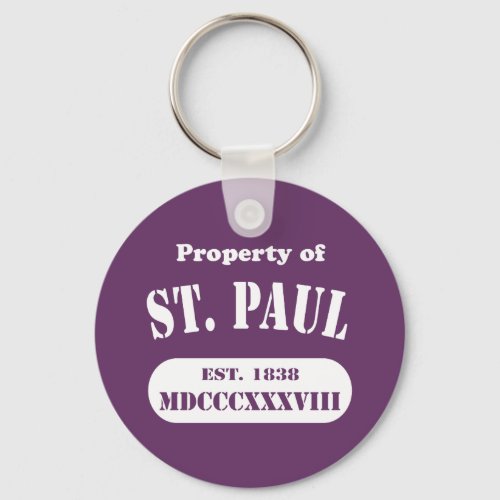 Property of St Paul Keychain