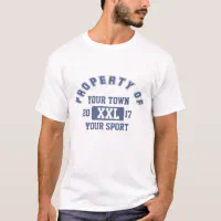 Property of t outlet shirt template