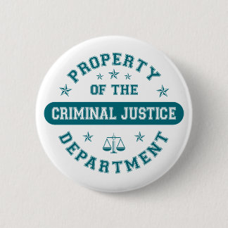 Property of the Criminal Justice Department Button